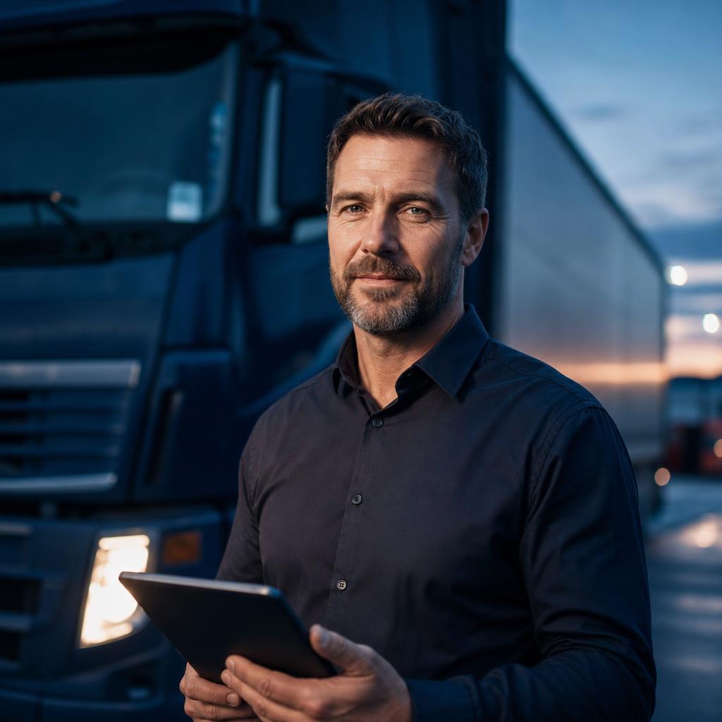 Gestionnaire de flotte pilotant ses véhicules connectés depuis la plateforme Jarvy